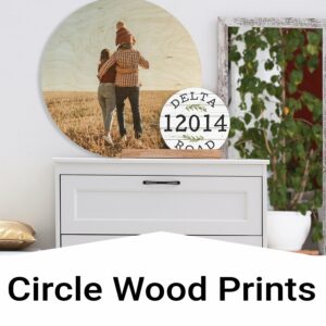 Circle Wood Prints