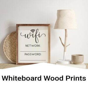 Whiteboard Wood Prints