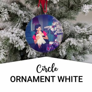 Circle Ornament White