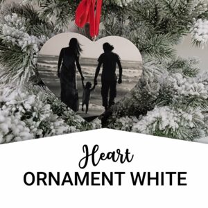 Heart Ornament White