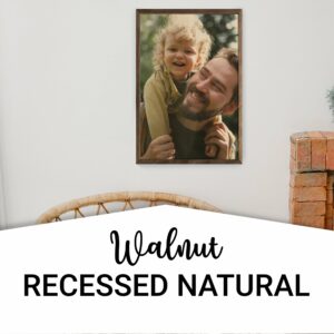 Walnut Recessed Natural